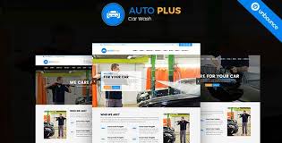 Auto Plus Car Wash Unbounce Template Car Wash Auto Repair Car Mechanic