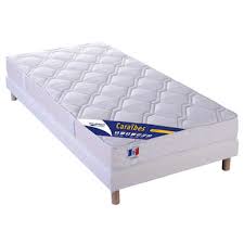 Tout est rangé dans un même. Matelas Sommier 90x190 Cm Volupnight Caraibes Volupnight By Conforama