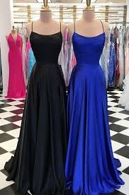 Evening Birthday Party Dresses For Adults Black And Royal Blue Prom Dress Ball Gown Evening Dress Birthday Party Gown Homecoming Dress Long Back To Schoold Party Gown Yp0213 Em 2020 Vestidos Estilosos Vestidos Vestidos Longos Elegantes