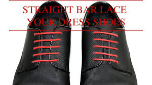 Tighten the bars by pulling the ends of the laces. How To Lace Your Dress Shoes Straight Bar Lacing Youtube