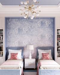 Chairish On Instagram Sweet Dreams Are Made Of This Wallpaper By Cole And Son Wallpape Twin Girls Room Kids Room Interior Design Kids Room Inspiration
