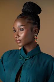 LLUVIA EARRINGS Achiote x Rainforest x Gold