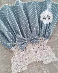 Bir Mavi Puantiyeli Yelpaze Model Elbise Daha Sahibesine Dogru Yolda Saglikla Giysin Insallah Bilgi Baby Knitting Patterns Desenler Orgu