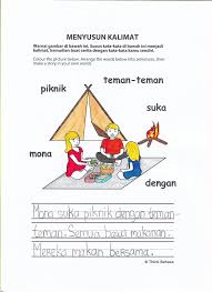 Indonesian Worksheet Primary Kelas Bahasa Indonesia Lote Sight Word Sentences Word Sentences Writing Sight Words