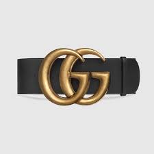 Cintura Grande In Pelle Con Doppia G Gucci It
