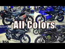 These colors make the bike look very appealing. R15 V3 Bs6 Model All Color Impression Price Thunder Grey Dark Knight Racing Blue Monster Youtube
