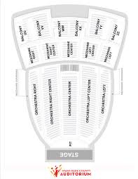 Full Theatre Seating Map Miami Dade County Auditorium