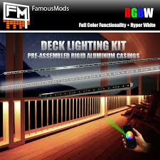 Starter Rgbw Deck Lighting Kit Famousmods Led Lighting