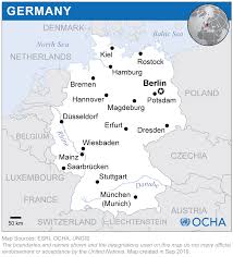 Hohenzollern castle (burg hohenzollern) is the ancestral seat of the imperial. Germany Location Map 2019 Germany Reliefweb