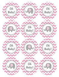 Baby food jars are the perfect vessel to hold all kinds of great shower decorations. Diy Baby Shower Tags Cupcake Toppers Gum Pink Grey Chevron Etsy In 2021 Baby Shower Tags Baby Boy Shower Favors Baby Shower Diy
