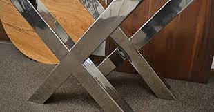 Metal dining table legs nzxt h510. Polished Stainless Chrome Table Legs X Frame Style Any Size Stainless Steel Table Legs Table Legs Stainless Table