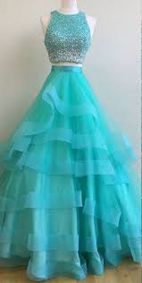 Two Pieces Prom Dress Prom Dresses For Teens Graduation Party Dresses Sweet 16 Dresses Sequin Prom Dresses Long Piece Prom Dress Prom Dresses For Teens