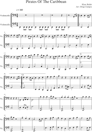 Sheet music pirates of the caribbean saxophone violin png clipart. Download Pirates Of The Caribbean Sheet Music Composed By Klaus Cello Full Size Png Image Pngkit