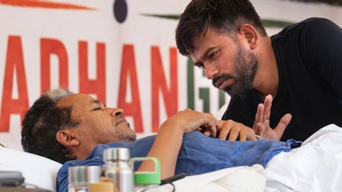 Sonam Wangchuk on hunger strike at Jantar Mantar