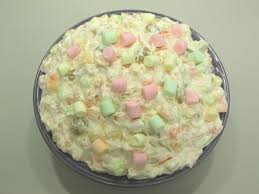 Fruit Salad Mrs Gerry S Kitchen Fun Desserts Fruit Desserts Fruit Salad With Marshmallows