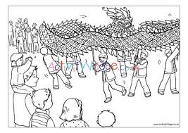 To get more templates about posters,flyers,brochures,card,mockup,logo,video,sound,ppt,word,please visit pikbest.com. Dragon Dance Colouring Page