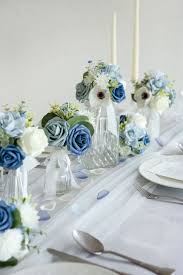 New users enjoy 60% off. Centerpiece Mini Flower Bouquets Set Of 6 Dusty Blue
