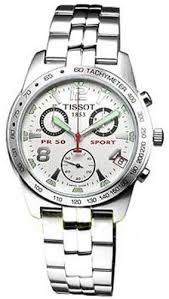 Tissot Men S T34158832 Pr 50 Chronograph Watch Tissot 275 00 Quartz Movement Antireflective Sapphire Crystal Water Re Chronograph Watch Chronograph Tissot