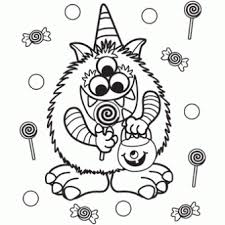 Candy Critter Free N Fun Halloween From Oriental Trading Free Halloween Coloring Pages Monster Coloring Pages Halloween Coloring Pages Printable
