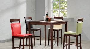 0 out of 5 stars, based on 0 reviews current price $299.99 $ 299. Contemporary 5 Piece Pub Style Dinette Set In An Espresso Finish All Nations Furniture