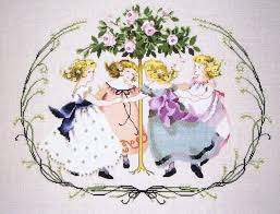 Free shipping for many products! Ring Around The Rose Tree Cross Stitch Pattern By Mirabilia Designs