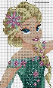 Schema Elsa Frozen Punto Croce Disney Cross Stitch Frozen Cross Stitch Disney Cross Stitch Patterns