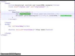 What is inner html ? Javascript Innerhtml Tutorial Youtube