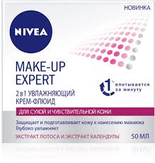 Nivea Make Up Expert 2в1 увлажняющий крем флюид отзывы Nivea Make Up Expert Cream Krem Flyuid Uvlazhnyayushij 2v1 Dlya Suhoj I Chuvstvitelnoj Kozhi Kupit Po Luchshej Cene V Ukraine Makeup Ua