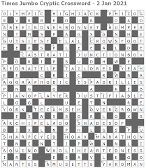 Our system collect crossword clues from most populer crossword, . Times Jumbo Cryptic Crossword 1477 Lucian Poll S Web Ramblings