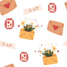 The textile industry is responsible for 2% of the entire world's gdp. Seamless Pattern With Envelopes Romantic Message Love Post Office Background Texture Design For Web Print And Textile Wallpaper Valentine S Day Love Mail Vector Cartoon Illustration 2752290 Vector Art At Vecteezy