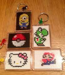 You can grab the chart from ideas sew and so. Cross Stitch Keyrings Cute Idea For Kids Gifts Diy Cross Stitch Cross Stitch Gift Ideas Cross Stitch