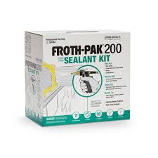 Will not shrink, compress, settle or biodegrade like fiberglass or cellulose insulation. Froth Pak 200 Foam Sealant Kit Spray Foam Insulation 346963 The Home Depot
