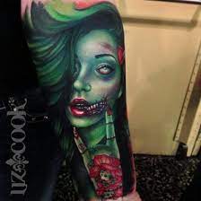 Maybe you would like to learn more about one of these? 11 Terrifying Zombie Tattoos Zombie Girl Tattoos Zombie Tattoos Girl Tattoos