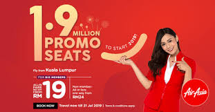 Our discount airfare gives everyone the opportunity to chase their dreams no matter what your budget may be. Airasia Welcomes 2019 With 1 9 Million Promo Seats Airasia Newsroom