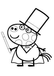 Make sure that the activity is. Peppa Pig Coloring Pages Her Family And Friends Print Online