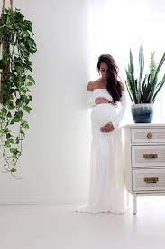 Mermaid Maternity Dress Long Sleeve Baby Shower Dress Off Mermaid Maternity Dress Long Sleeve Maternity Dress Maternity Dresses