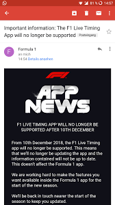 The colors and functions are similar to screen 1. Just Received An Email From Formula1 Com F1 Live Timing App Will No Longer Be Supported After 10th December Formula1