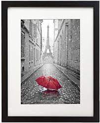 Or a large poster frame? Amazon Com Americanflat 11x13 Picture Frame In Black Displays 8x10 With Mat And 11x13 Without Mat Composite Wood With Shatter Resistant Glass Horizontal And Vertical Formats For Wall