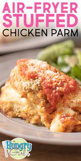 Air Fryer Stuffed Chicken Parm More Stuffed Chicken Recipes Recipe Air Fryer Recipes Meat Air Fryer Recipes Easy Air Fryer Recipes Chicken