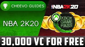 Nba 2k20 30 000 Vc For Free Xbox Game Pass Youtube