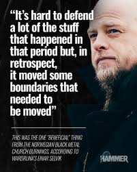 Wardruna mainman Einar Selvik has named what he believes to be a benefit  from the infamous black metal church burnings ⛪ #wardruna #einarselvik  #metalhammer
