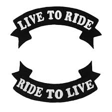Live to ride ride to live biker saying patch one of the most popular biker sayings live to ride, ride to live patch. Live To Ride Rocker Embroidered Punk Biker Patches Clothes Stickers Apparel Accessories Badge Patches Aliexpress