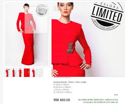 Buy rizalman baju kurung online in malaysia at zalora from rizalman ibrahim's exclusive collection. Rizalman For Zalora Ingrid Peplum Baju Kurung