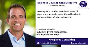 We Are Looking For An Experienced Business Development Executive For Our Client Which Is In Event Manageme Executive Jobs Event Management Business Development
