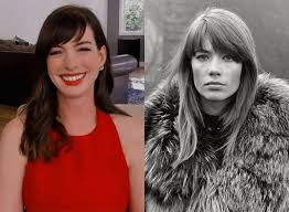 All kinds of bangs do not look good on all people. Anne Hathaway Debuts Side Swept French Girl Bangs Vogue