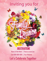 Family reunion free flyer template download for photoshop. Family Reunion 10 Templates Easy To Customize Download And Print Demplates