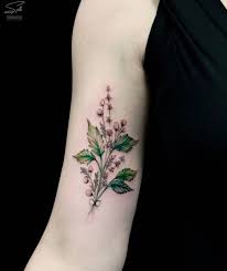 A peony is a symbol for good fortune, wealth and prosperity. Small Flower Tattoos On Upper Arm Novocom Top