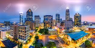 Skyline scenes offers the best selection of charlotte skyline art, photos and canvas prints. Aerial View Of Charlotte Nc Skyline On A Foggy Evening Charlotte Stock Photo Picture And Royalty Free Image Image 77369616