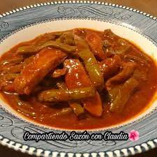 Pollo Con Nopal En Salsa De Guajillo Receta De Compartiendo Sazon Con Claudia Receta Pollo Con Nopales Fajitas De Pollo Comidas Con Nopales