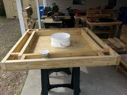 Pin By Tracey Neaves On Neaves Pallet Creations And More Things We Have Created Woodworking Projects That Sell Crawfish Beer Table